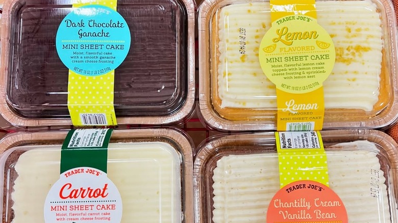 Trader Joe's sheet cakes