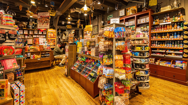 Interior of a Cracker Barrel Old Country Store