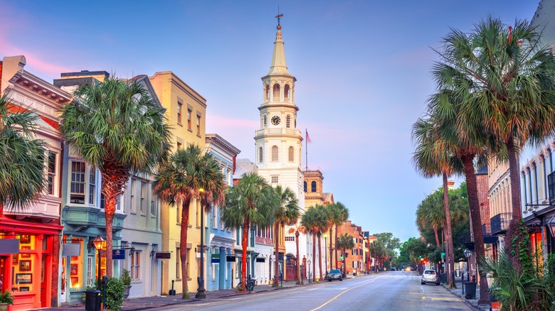 Street view of Charleston, South Carolina