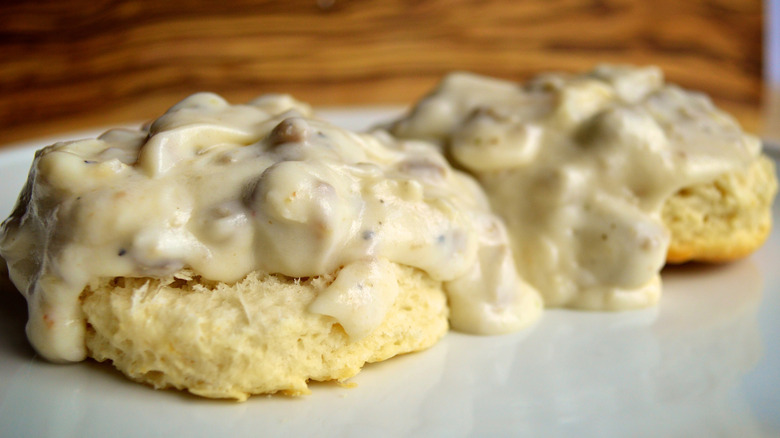 Biscuits and gravy