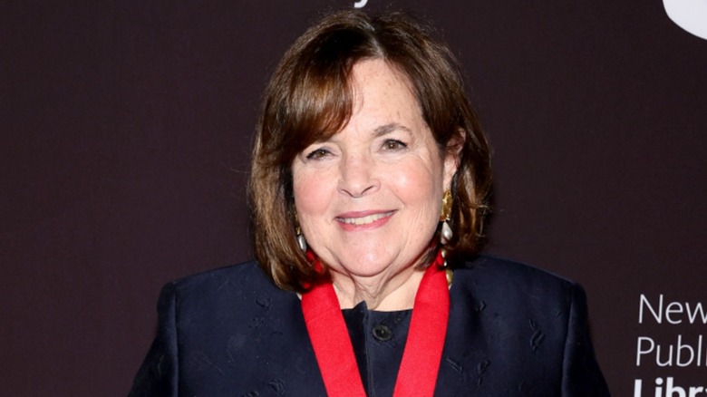 Close up of Ina Garten at event.