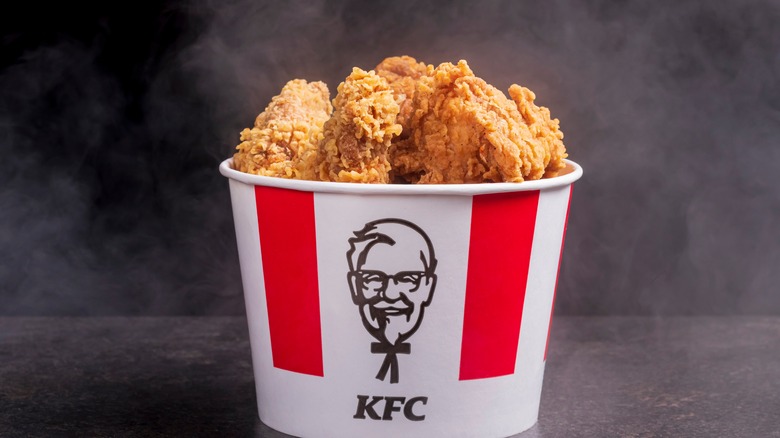 bucket of KFC