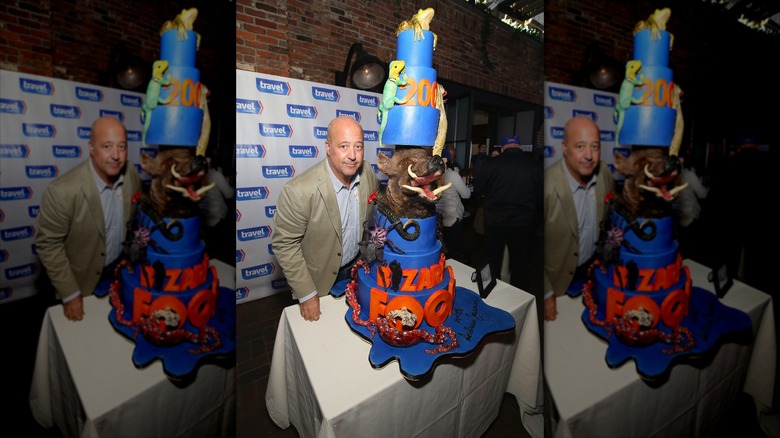 Andrew Zimmern and bizarre cake