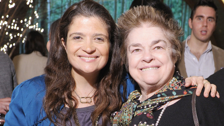 Alex Guarnaschelli with her mother Maria Guarnaschelli