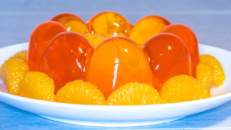 Citrus jello mold