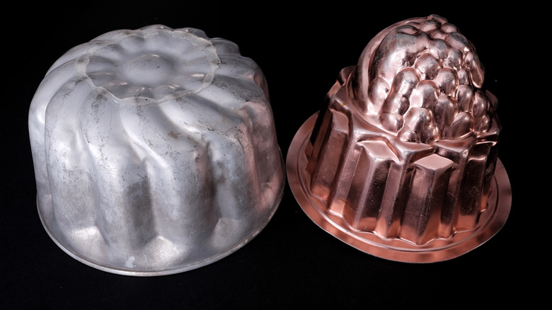 Metal and copper gelatin molds