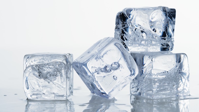 Blocks of ice