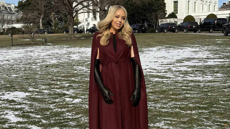 Tiffany Trump in front of The White House