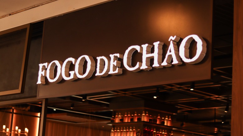 A Fogo de Chão sign