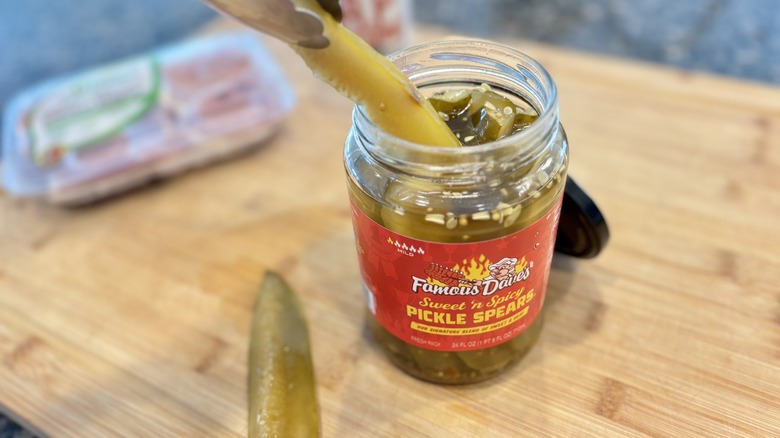 Famous Dave's pickles