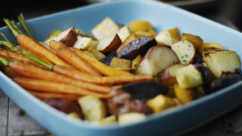 mixed root vegetables