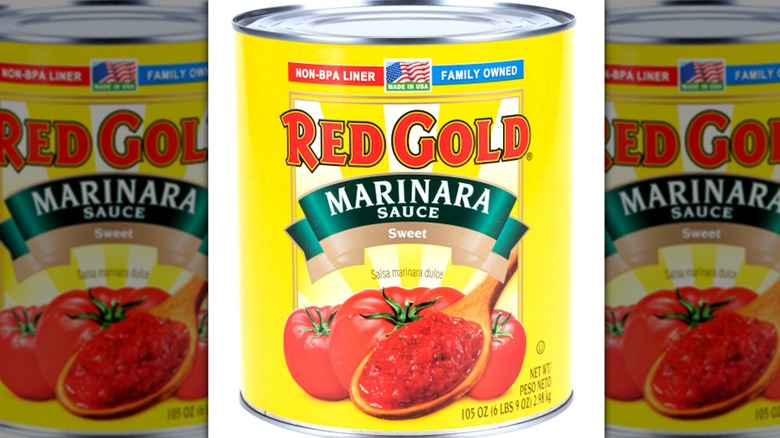 Red Gold Marinara Sauce Sweet can