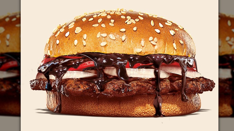 Ad for Burger King's Chocolate Whopper