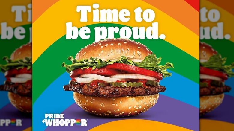 Ad for Burger King's Austria Pride Whopper