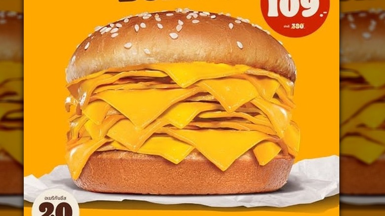 Ad for Burger King Thailand's The Real Cheeseburger