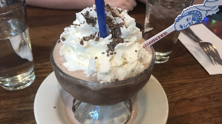 The Frrrozen hot chocolate at Serendipity 3, NYC