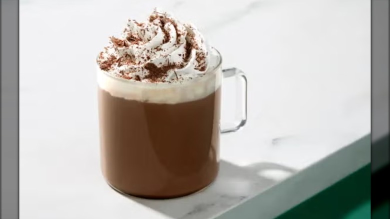 Starbucks Caffe Mocha with whipped cream