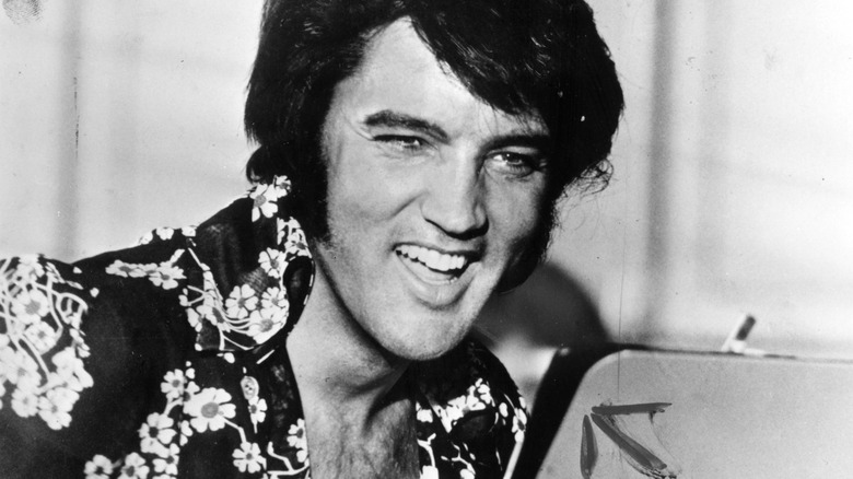 Elvis Presley laughing