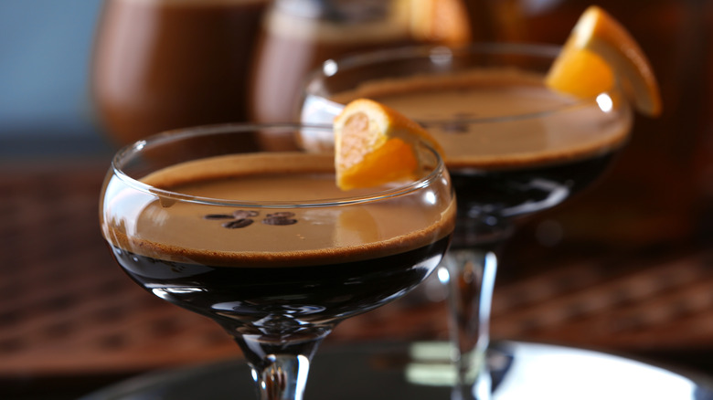 Two espresso martinis