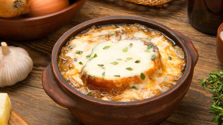 bowl of French onion soup