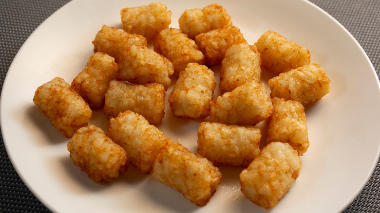 tater tots on plate