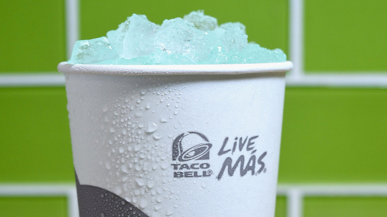 Taco Bell Baja Blast cup