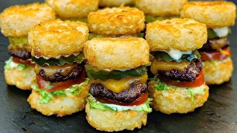 tater tot round sliders