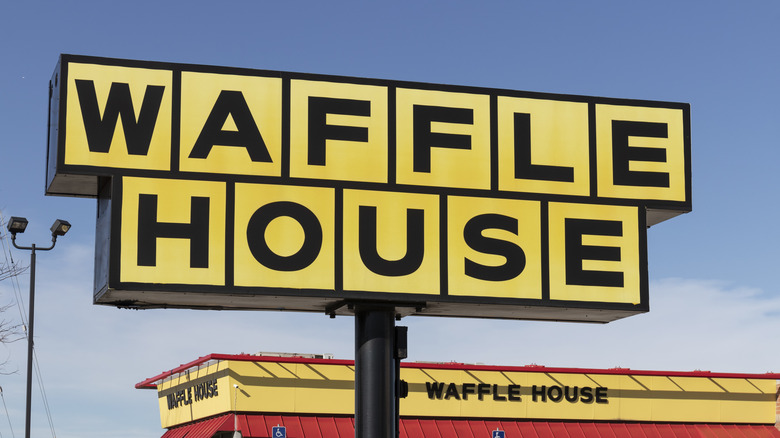 waffle house sign