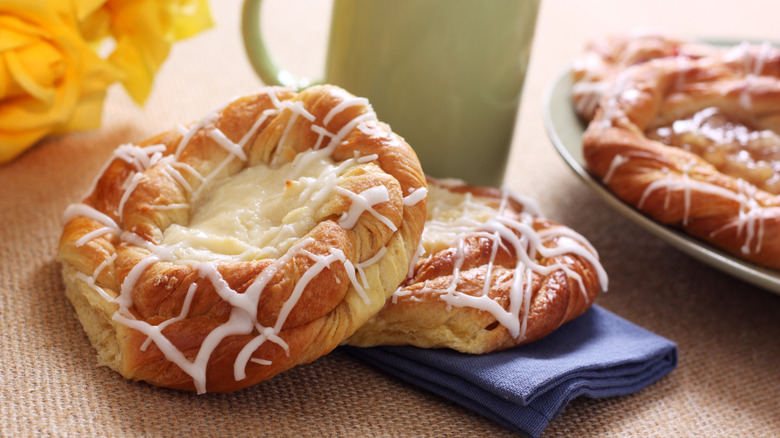 Cheese danish pastries.