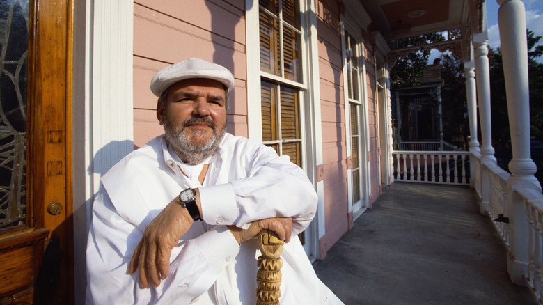 paul prudhomme on porch