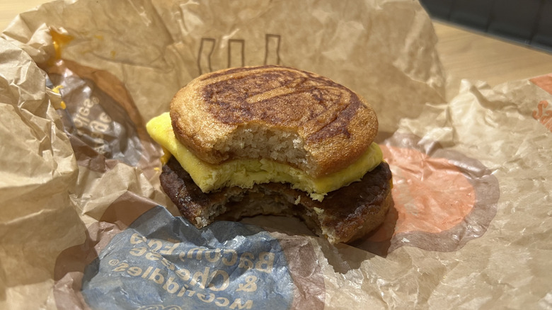 McDonald's Sausage Egg & Cheese McGriddles