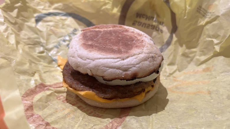 McDonald's Sausage & Egg McMuffin