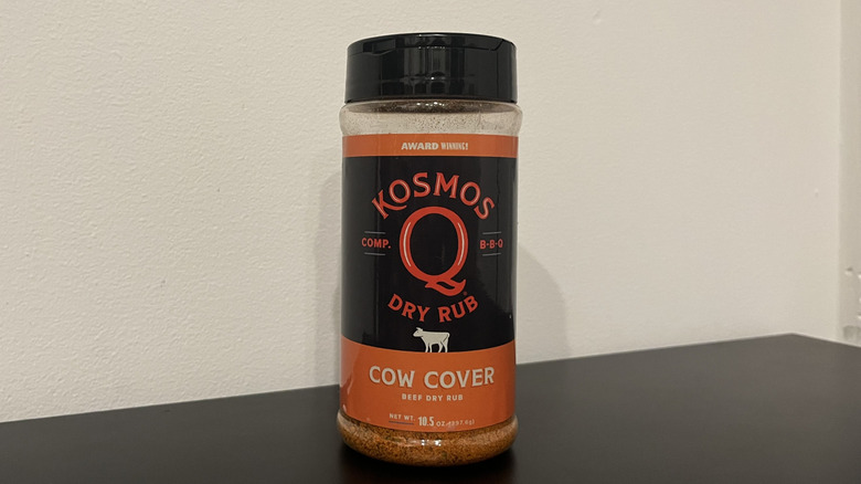 Jar of Kosmos Q Cow Cover dry rub