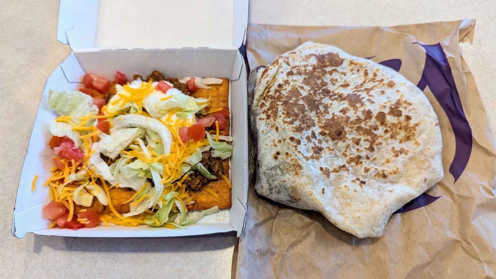 We Tried Taco Bell's New Cheez-It Menu Items And One Was A Soggy Letdown