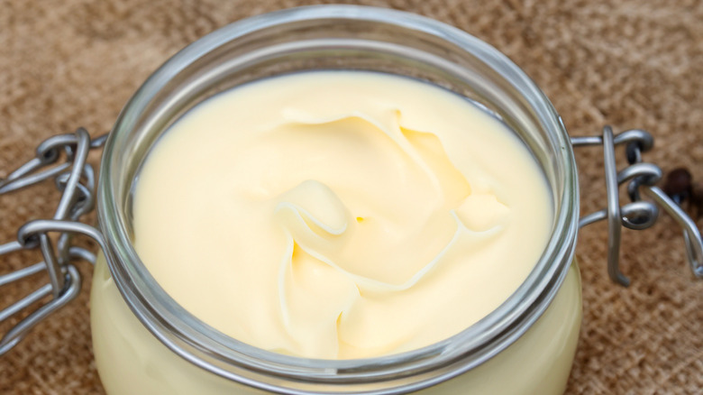 Jar of beef tallow