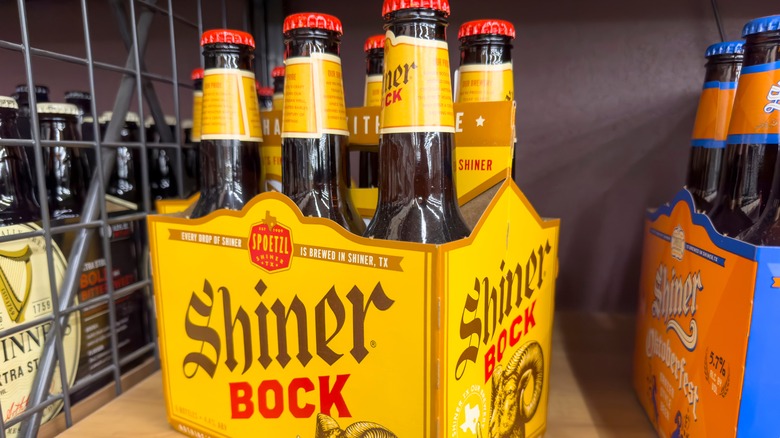 A 6-pack of Shiner Bock