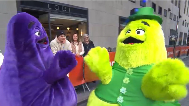 Uncle O'Grimacey and Grimace in NYC