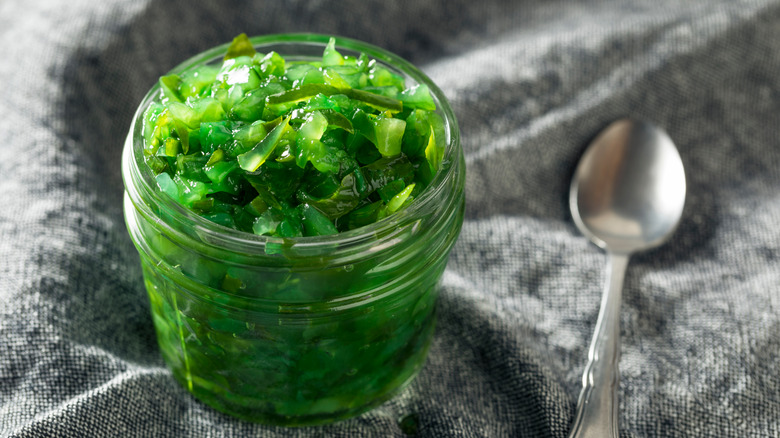 bright green pickle relish