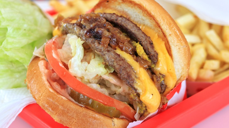 in-n-out double double animal style