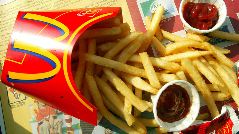 mcdonald's fries with ketchup