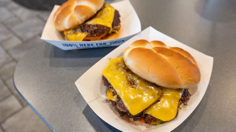 Two Double ButterBurgers from Culver's