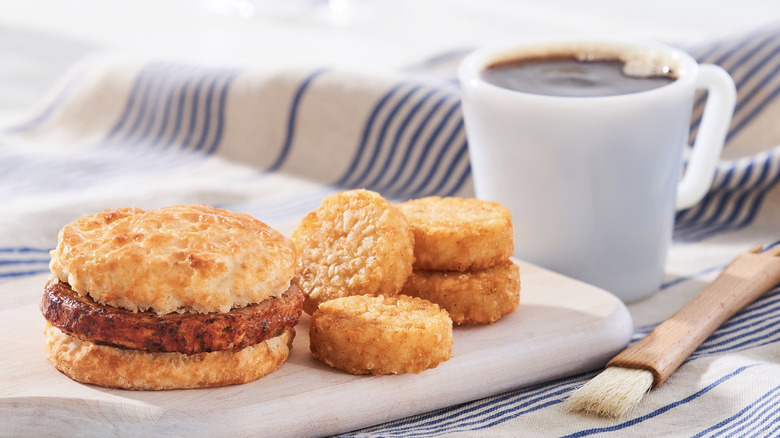 Bojangles breakfast biscuit sandwich