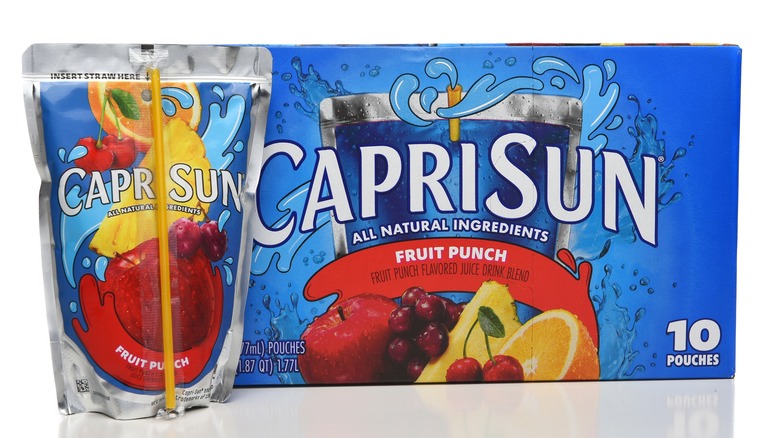 capri sun pouch with box