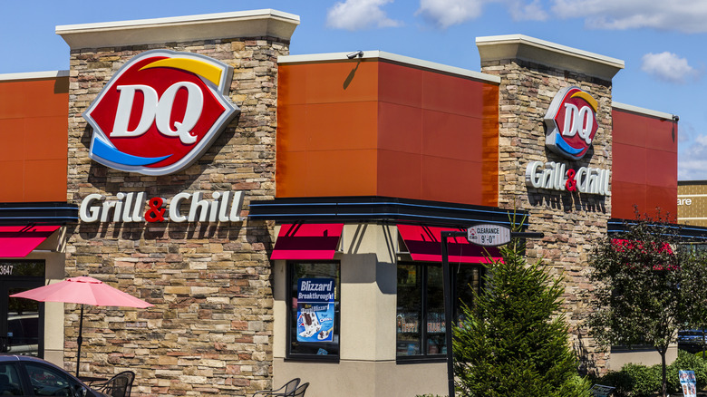 exterior of Dairy Queen