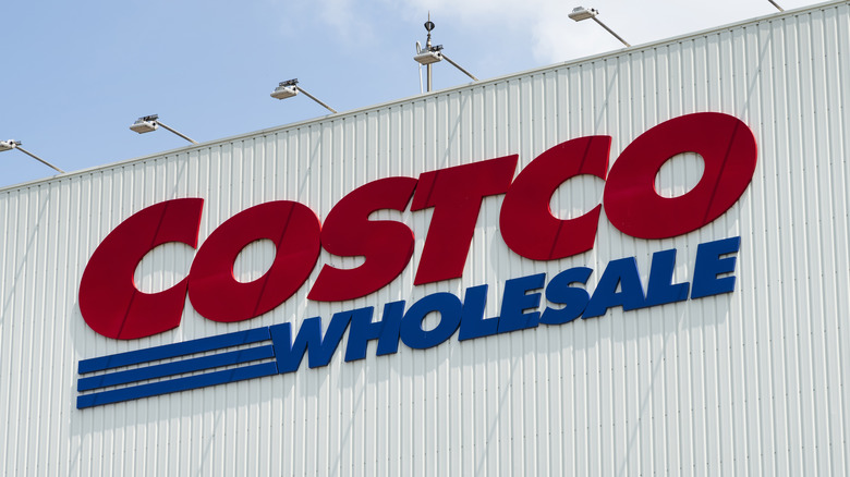 Costco sign close up