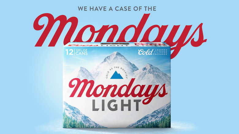 mondays light coors light packaging