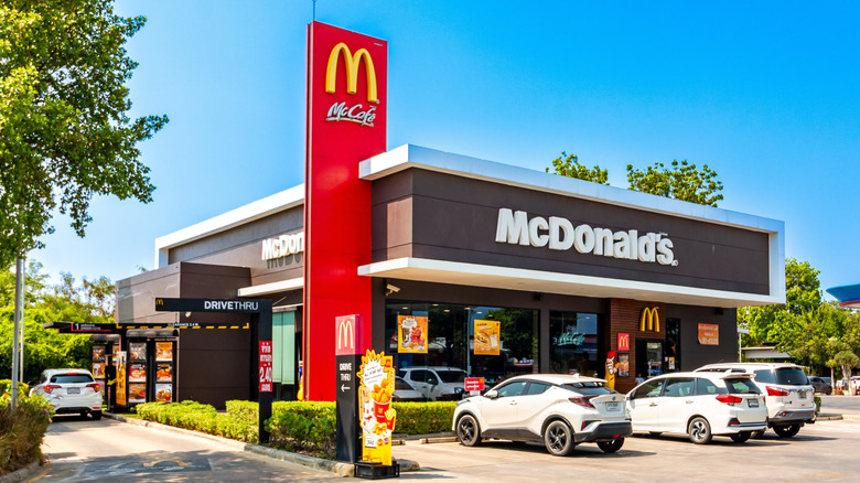 Exterior of a McDonald's