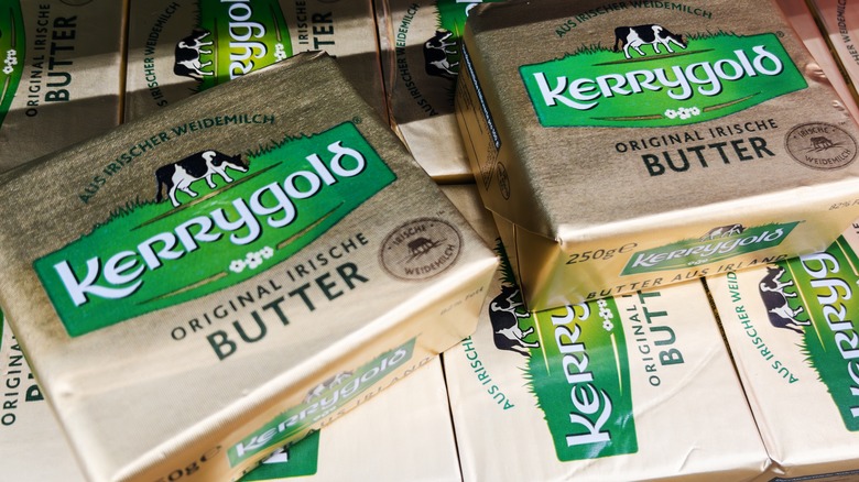 Kerrygold Irish butter in the supermarket