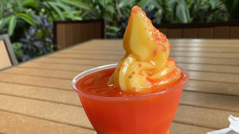 Dole whip at Polynesian Resort.