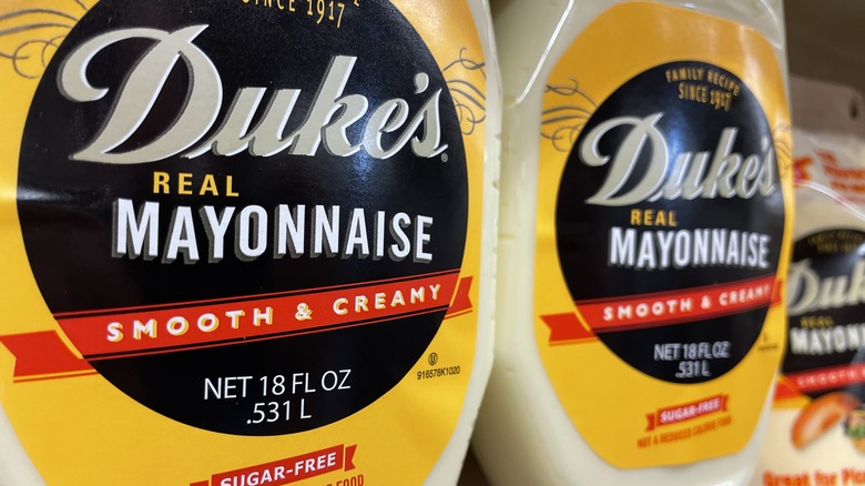 Duke's mayo bottles